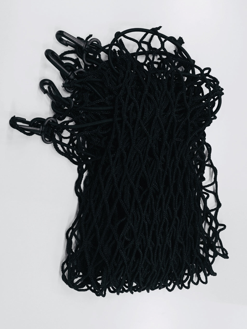 Black mesh car barrier net