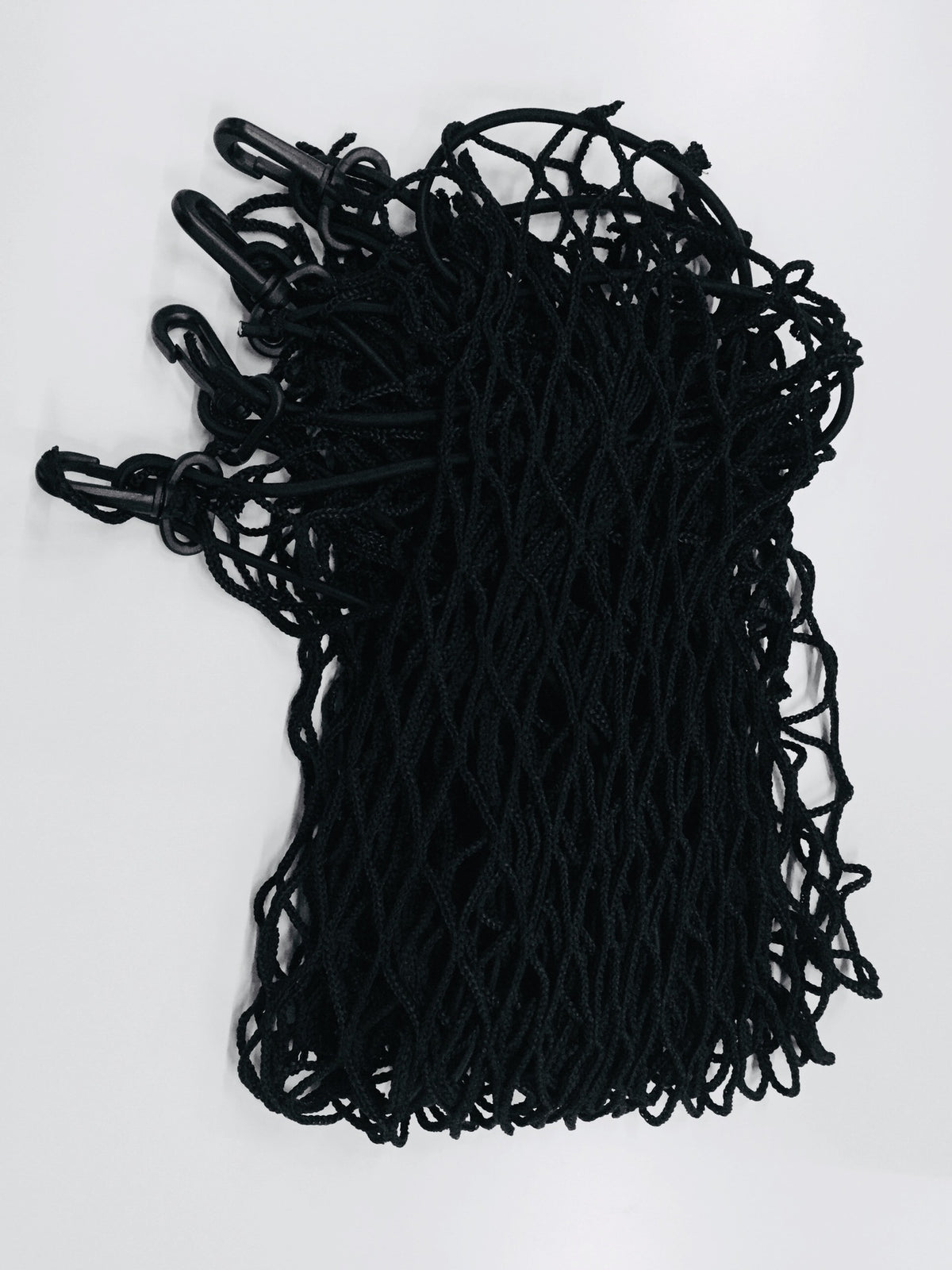Black mesh car barrier net