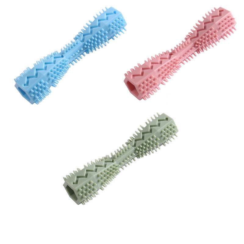 Chew sticks – blue, green, pink