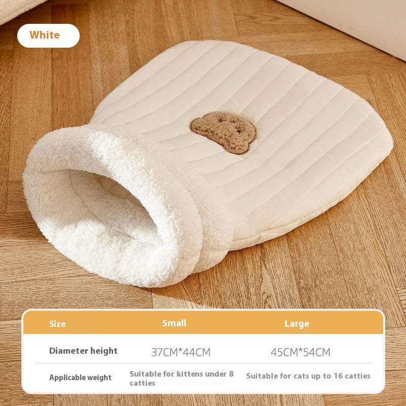 Cat sleeping bag – white, sizes