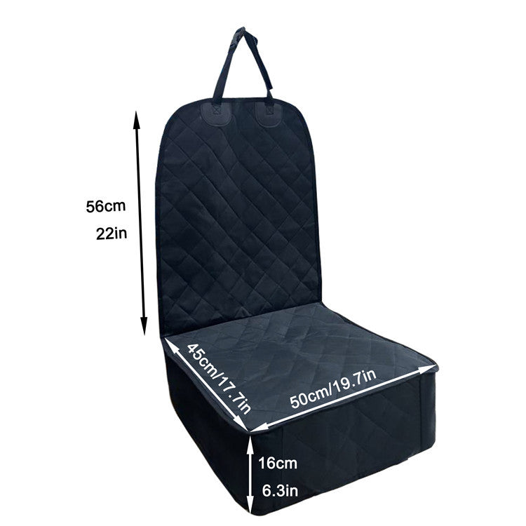 Front seat cover dimensions