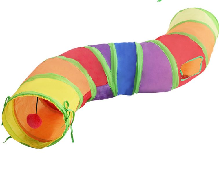 Rainbow cat tunnel – side view