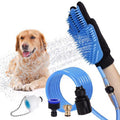 Pet shower glove sprayer with hose