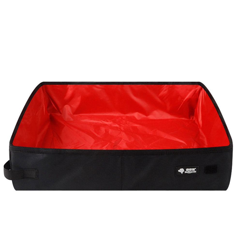 Travel litter box – side view