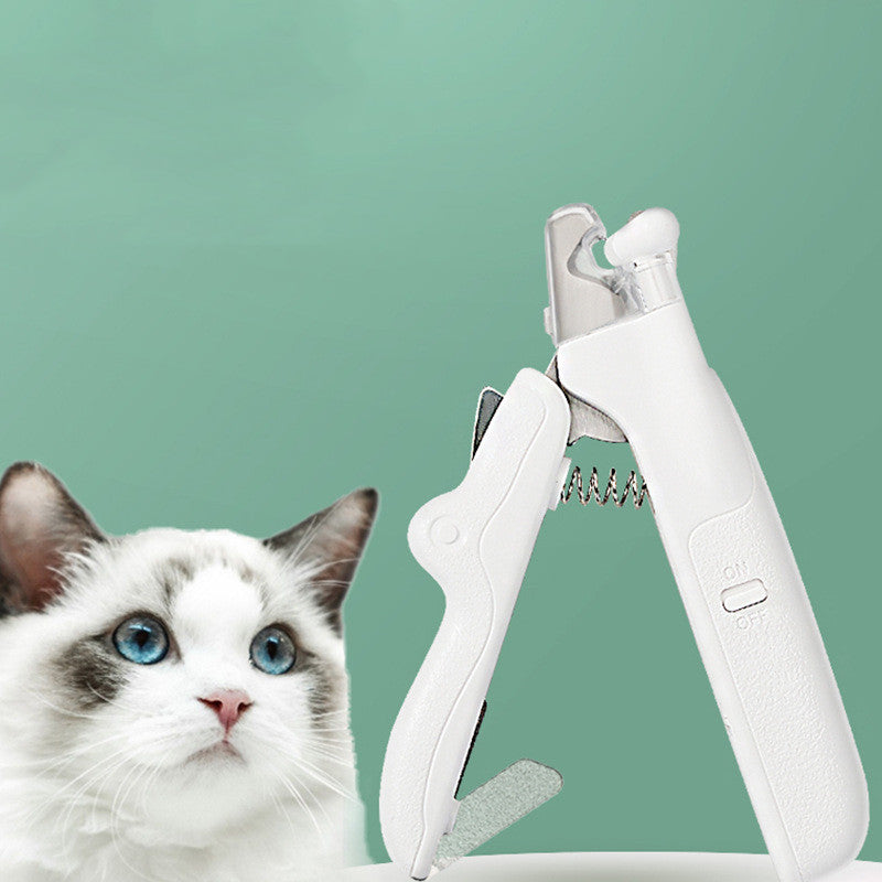 Trimming a cat's nails