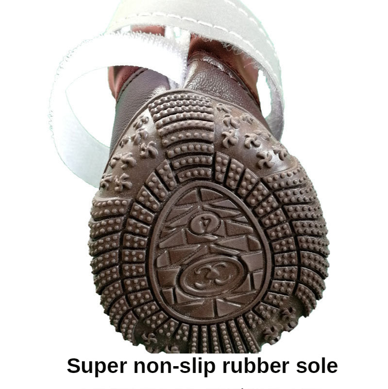 Non-slip rubber sole
