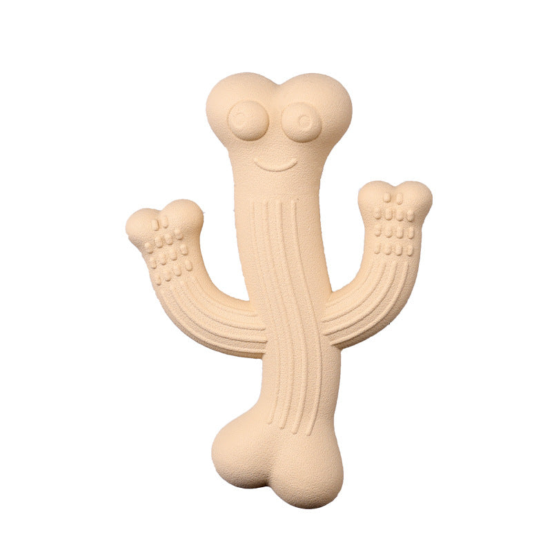 Cactus chew toy – beige