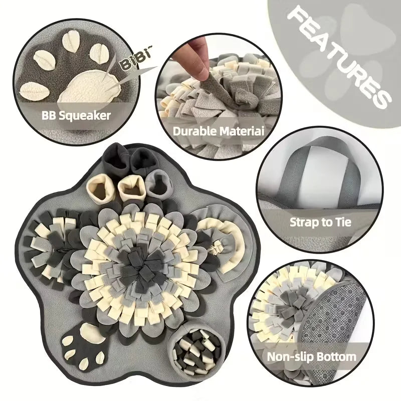 Snuffle Mat for Dogs - Foraging Slow Feeder