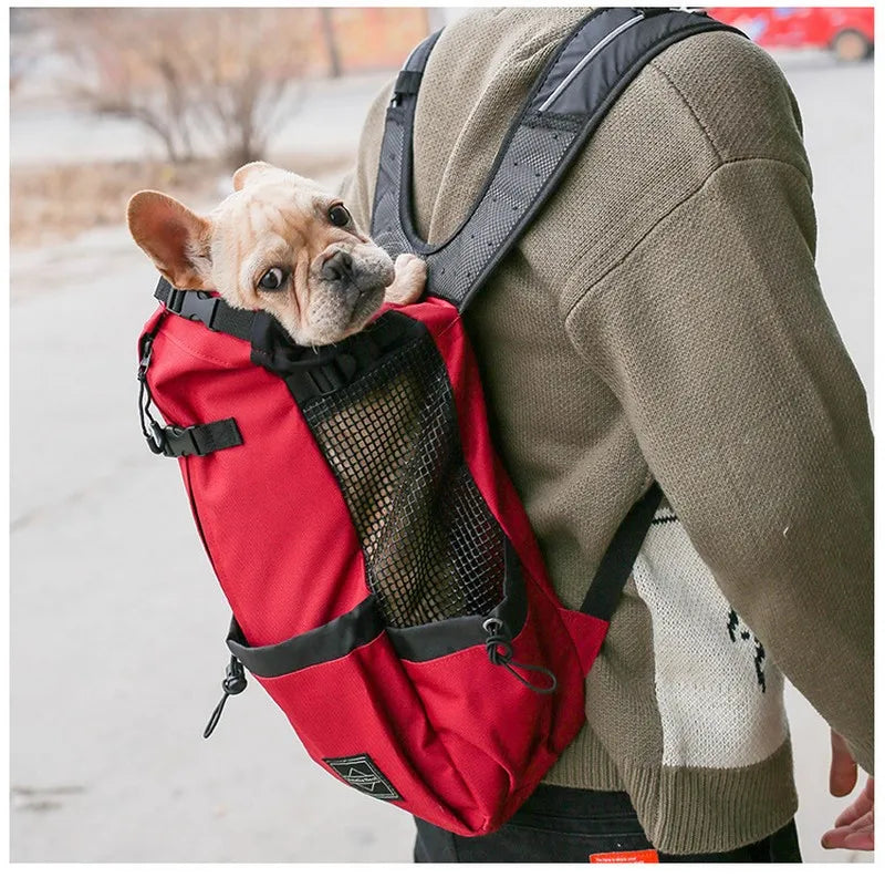 Hiking Pet Backpack – Ventilated Carrier for Small Dogs & Cats