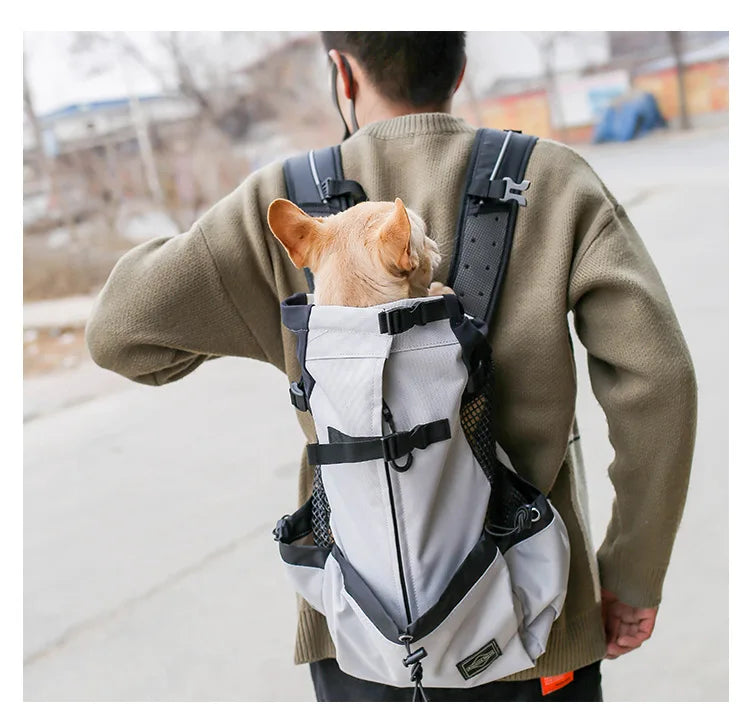 Hiking Pet Backpack – Ventilated Carrier for Small Dogs & Cats