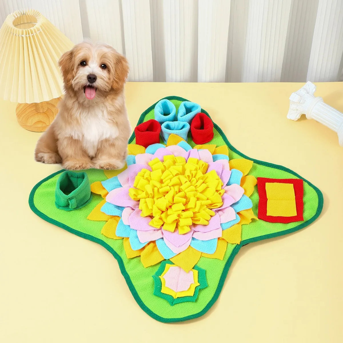 Snuffle Mat for Dogs – Interactive Sniffing & Slow Feeding Puzzle Mat