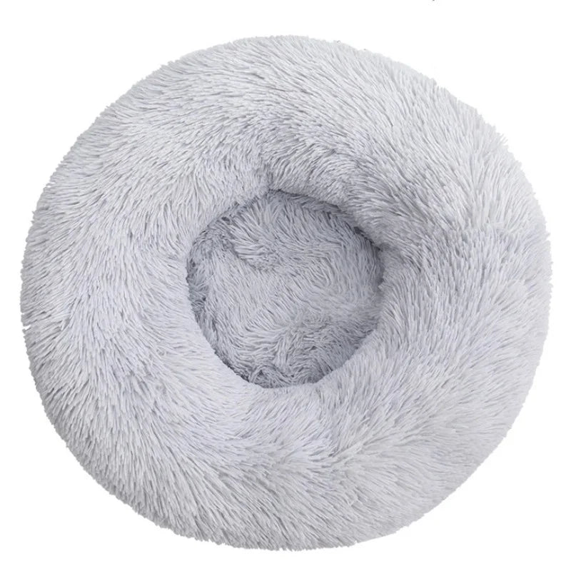 Donut Calming Bed - Plush Round Pet Bed