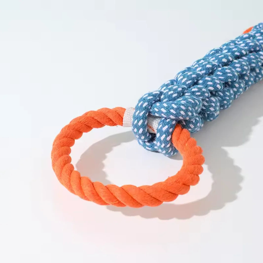 Cotton Tug Rope Toy with Handles - Medium & Large Dogs