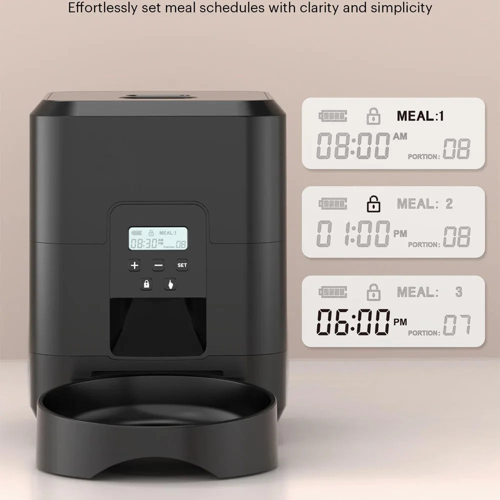 Automatic Pet Feeder – Timed Dry-Food Dispenser