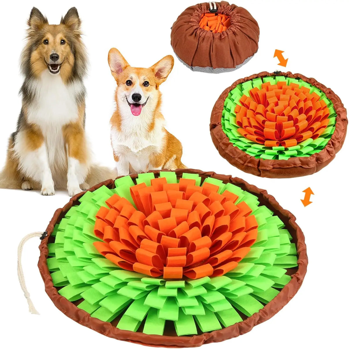 Snuffle Mat for Dogs – Slow-Feeding Nosework Mat