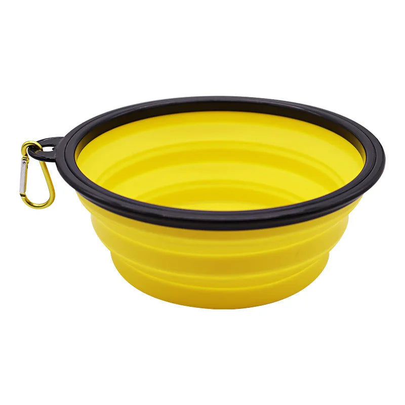 Collapsible Travel Bowl with Carabiner - 350 or 650 ml