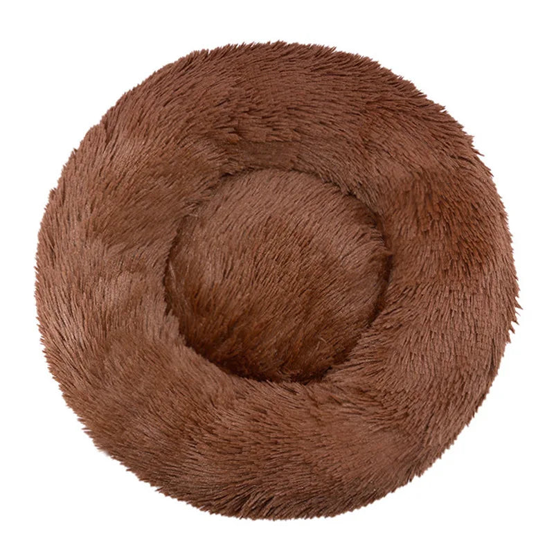 Donut Calming Bed - Plush Round Pet Bed