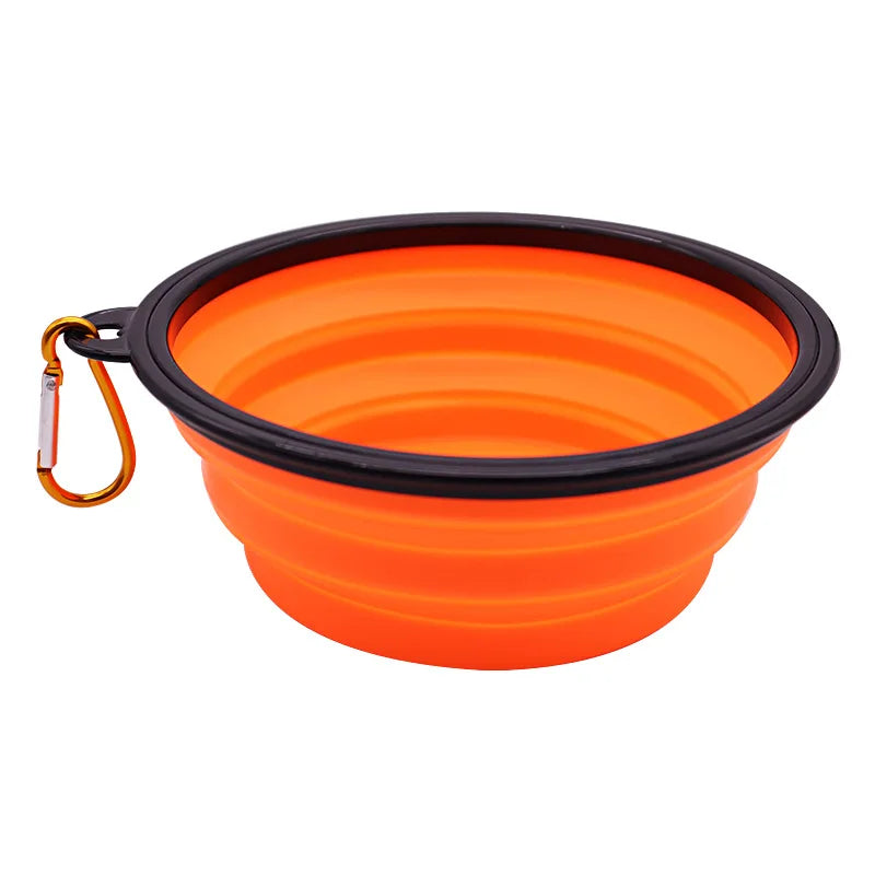 Collapsible Travel Bowl with Carabiner - 350 or 650 ml