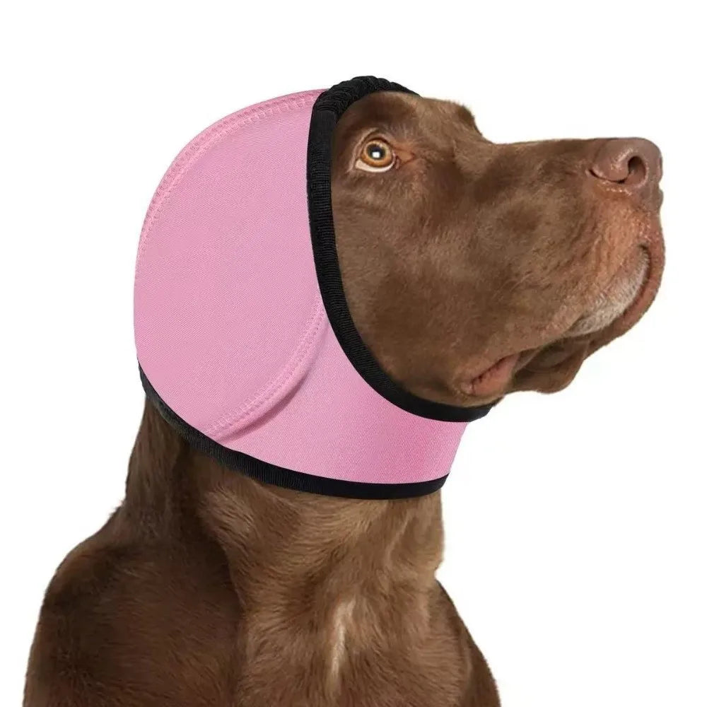 Hunde-Ohrenschützer & Snood – Weiches, verstellbares Kopfband