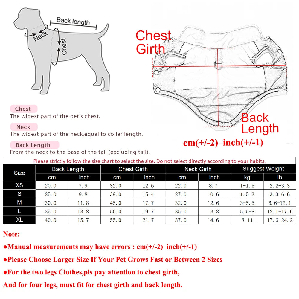 Waterproof Puppy Jacket – Fleece-Lined Coat with Lead D-Ring