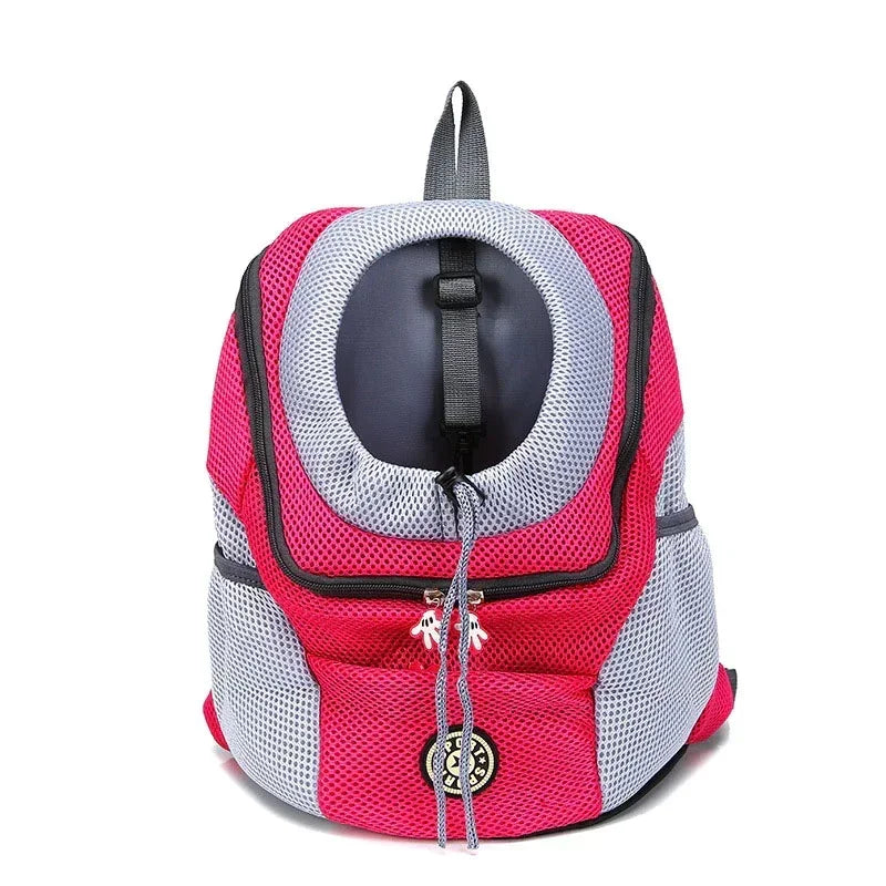 Front-Carry Pet Sling Backpack – Breathable Mesh Carrier for Small Dogs & Cats