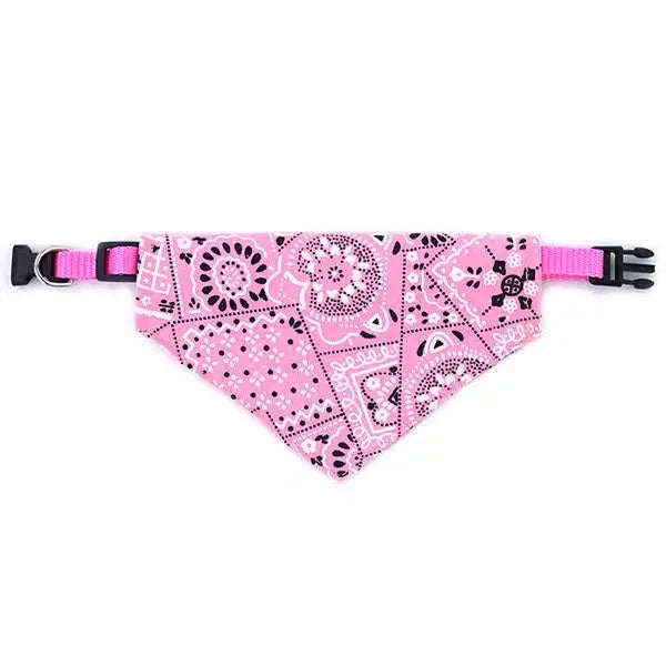 Paisley Pet Bandana – Adjustable Collar Scarf for Dogs & Cats