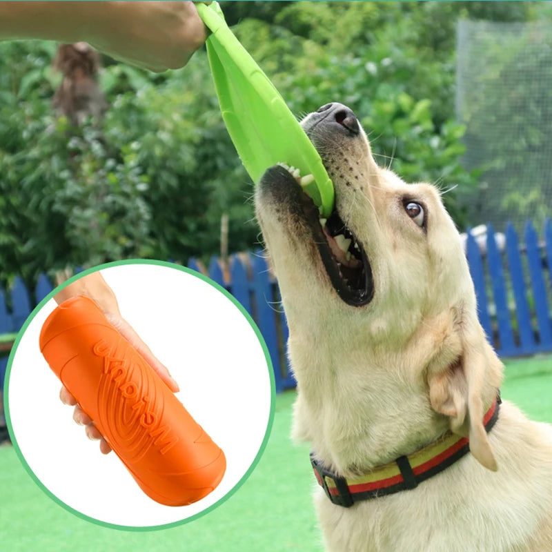 Soft Flying Disc for Dogs – Durable Rubber Fetch Toy