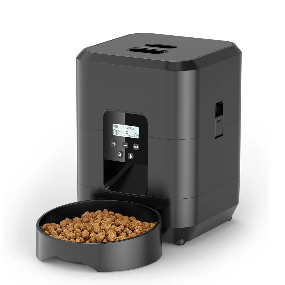 Automatic Pet Feeder – Timed Dry-Food Dispenser