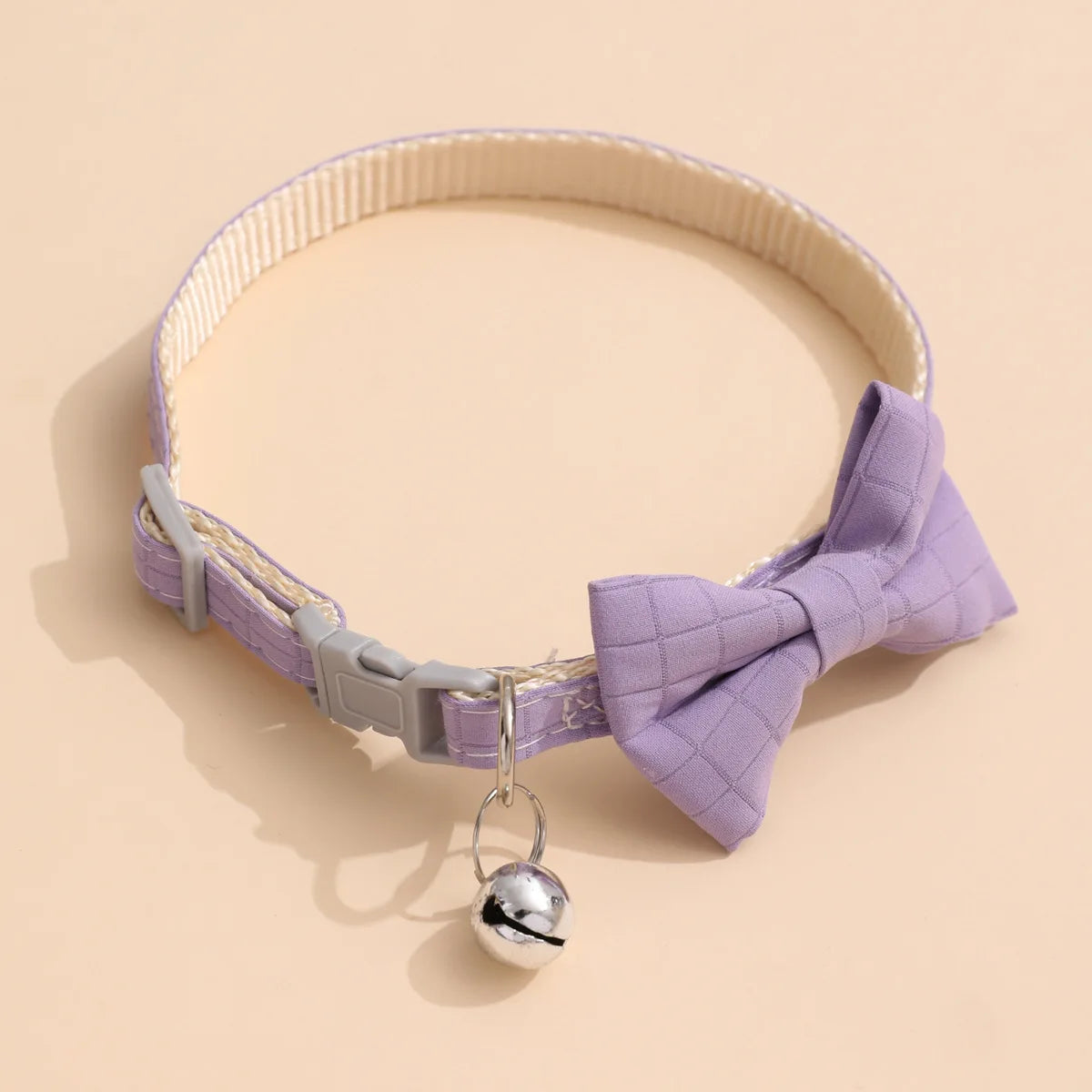 Sicherheits-Katzenhalsband mit Fliege & Glöckchen