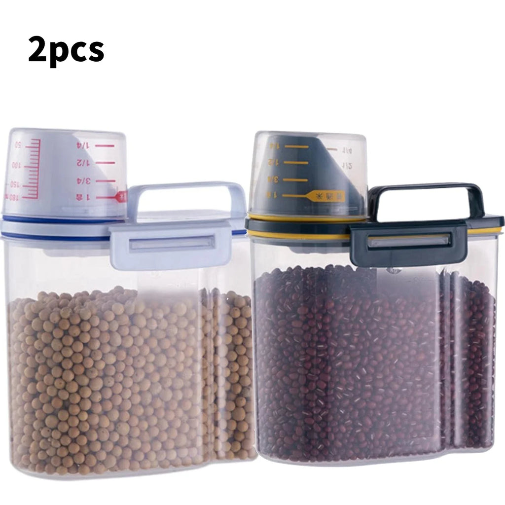 Airtight Pet Food Container with Measuring Cup