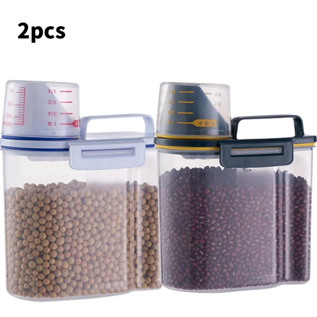 Airtight Pet Food Container with Measuring Cup