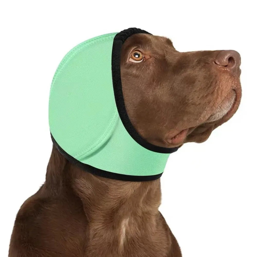Hunde-Ohrenschützer & Snood – Weiches, verstellbares Kopfband