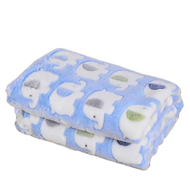 Fleece Pet Blanket - Paw Print, Three Sizes
