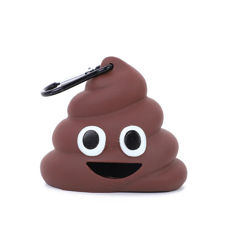 Poop Bag Dispenser with Lead Clip