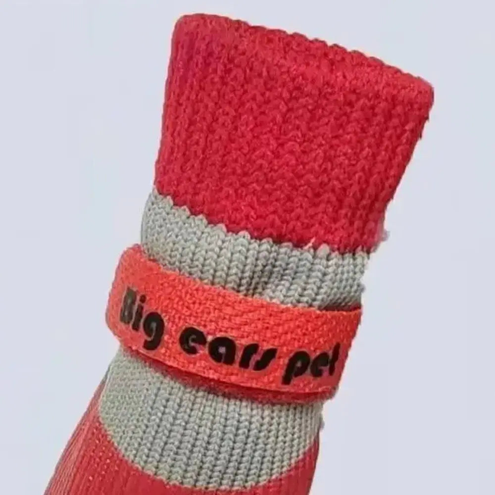 Waterproof Dog Boots – Non-Slip Winter Paw Protection, Set of 4