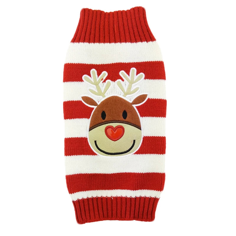 Cartoon-Strickmantel für Hunde – Warmer Winterpullover für kleine bis große Hunde