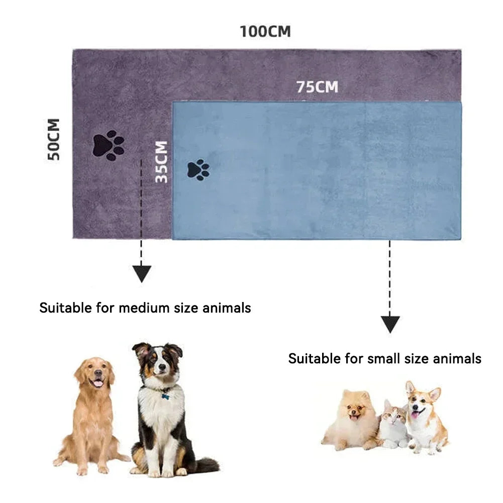Microfibre Pet Drying Towel