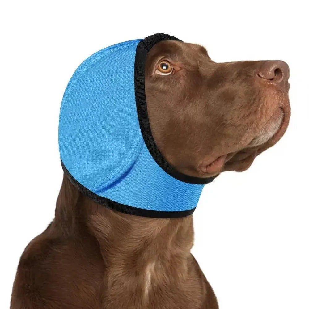 Hunde-Ohrenschützer & Snood – Weiches, verstellbares Kopfband