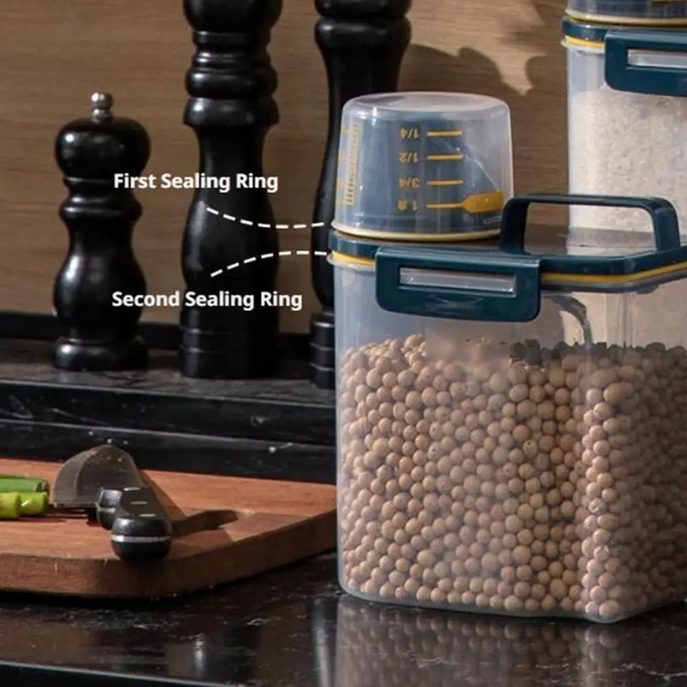 Airtight Pet Food Container with Measuring Cup