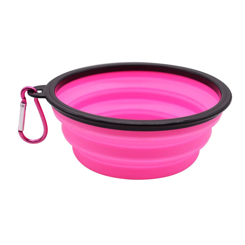 Collapsible Travel Bowl with Carabiner - 350 or 650 ml