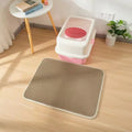 Double-Layer Cat Litter Mat - Catches Scattered Litter