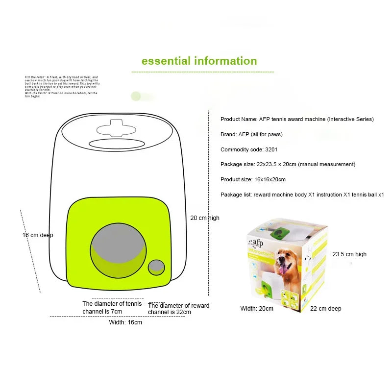 Automatic Ball Launcher for Dogs