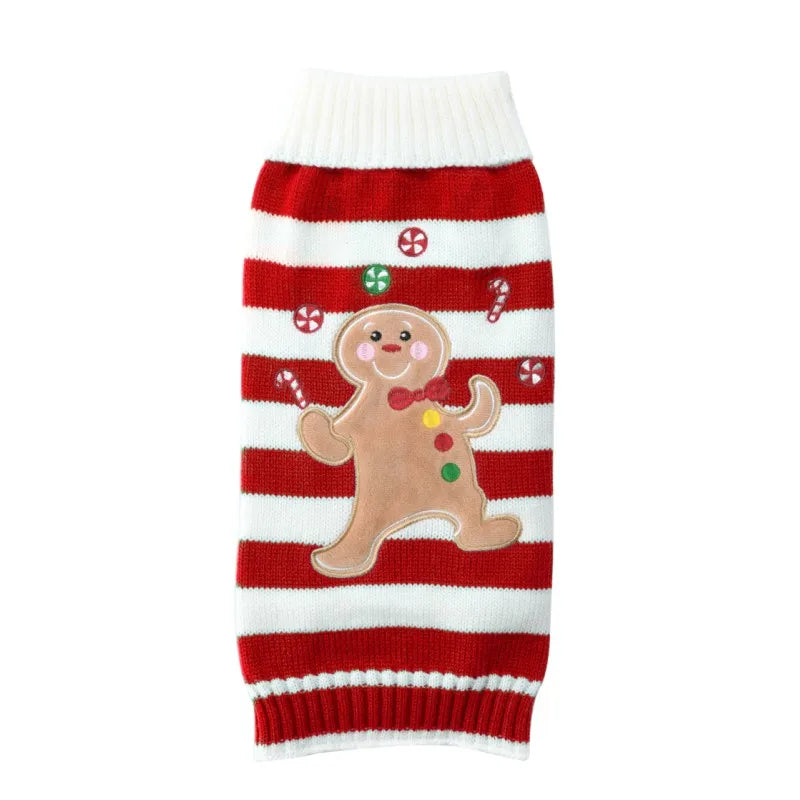 Cartoon-Strickmantel für Hunde – Warmer Winterpullover für kleine bis große Hunde