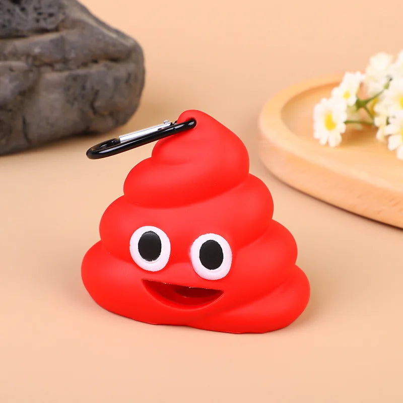 Poop Bag Dispenser with Lead Clip