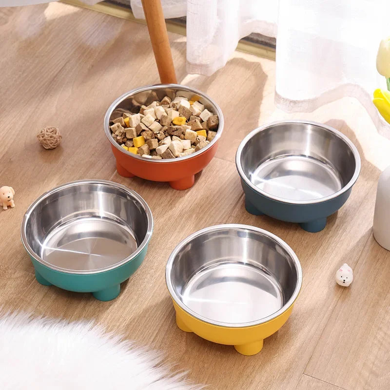 Stainless Steel Pet Bowl 600 ml - Non-Slip Base