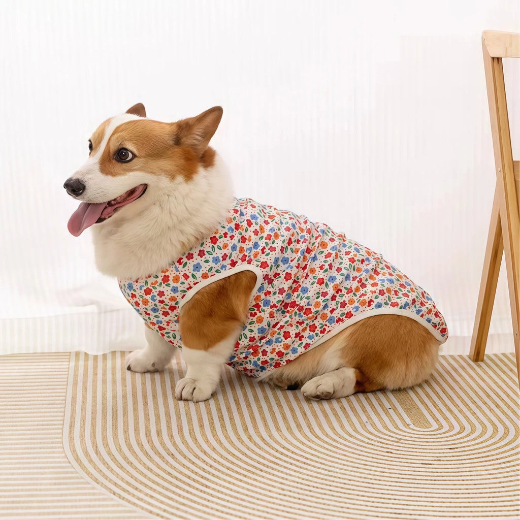 Sommer-T-Shirt für Hunde – Leichte, atmungsaktive Baumwollweste