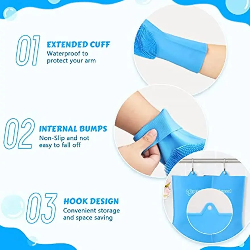 Silicone Grooming & Bathing Gloves for Pets
