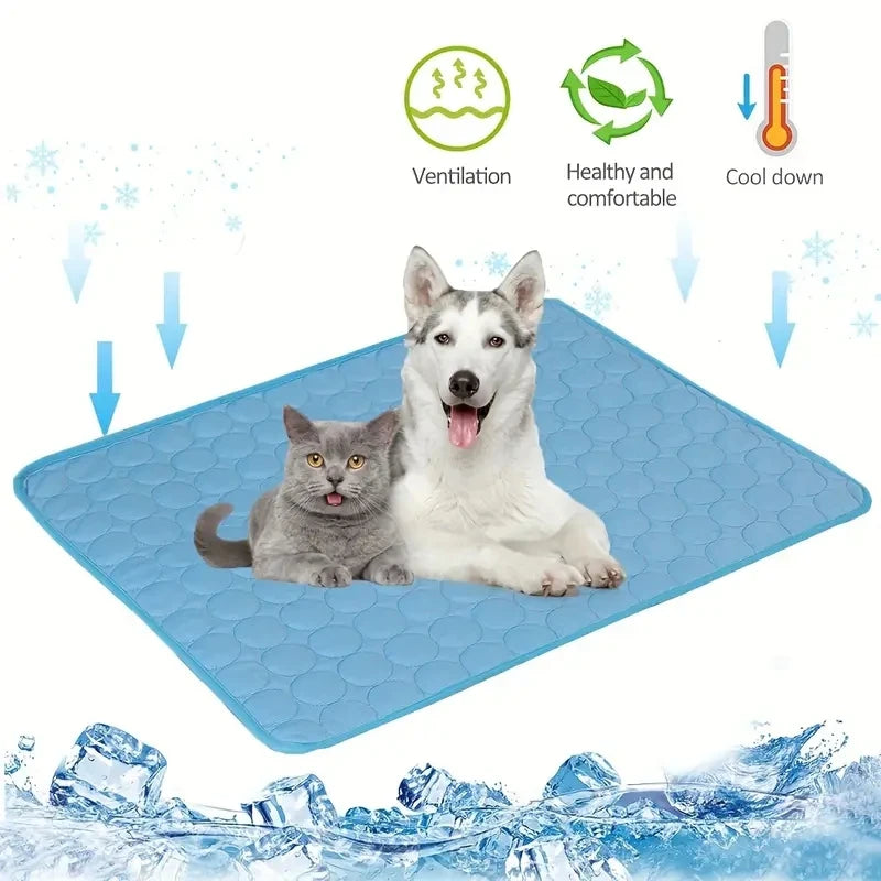 Self-Cooling Gel Mat for Dogs & Cats – No Water Needed