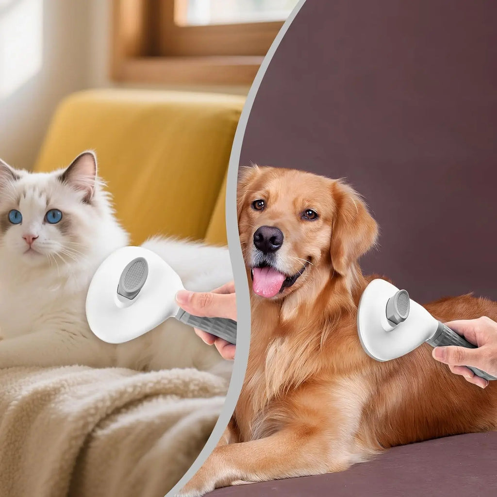 Self-Cleaning Slicker Brush for Dogs & Cats