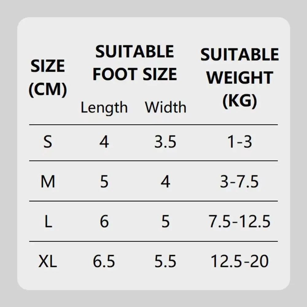 Waterproof Dog Boots – Non-Slip Winter Paw Protection, Set of 4